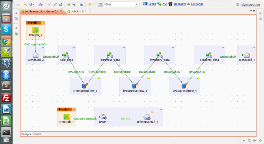 tPOP along with tFileInputMail