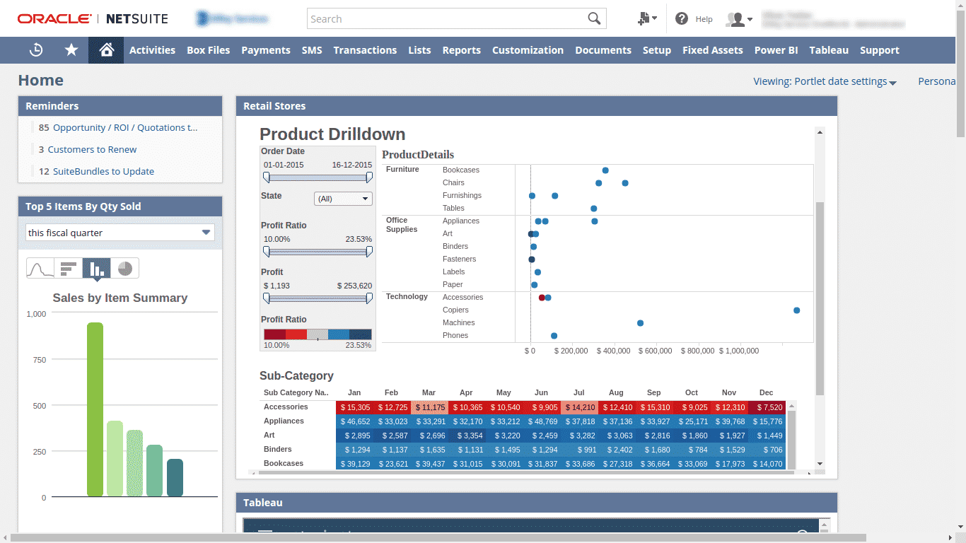 Tableau Dashboards Within Netsuite Bista Solutions