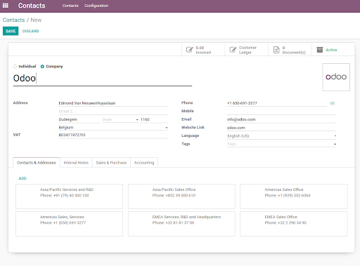 Odoo CRM