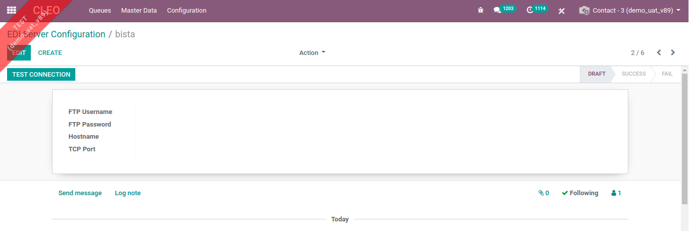 Odoo EDI integration with SPS commerce and Cleo